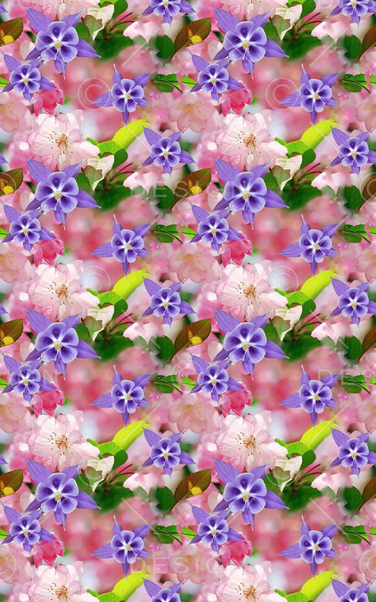 花卉植物印花华亿平台图片