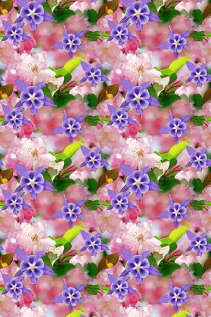 花卉植物印花华亿平台图片