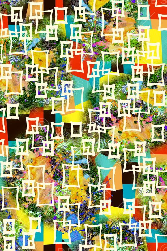 抽象印花华亿平台图片