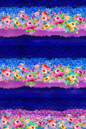 条纹印花华亿平台图片