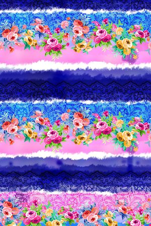 条纹印花华亿平台图片