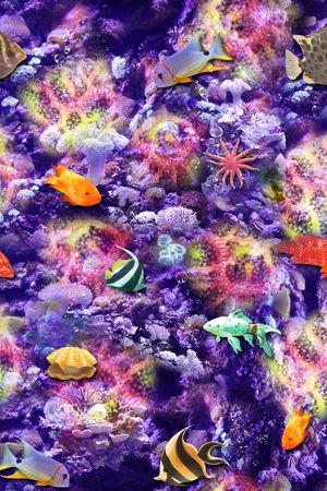 抽象印花华亿平台图片