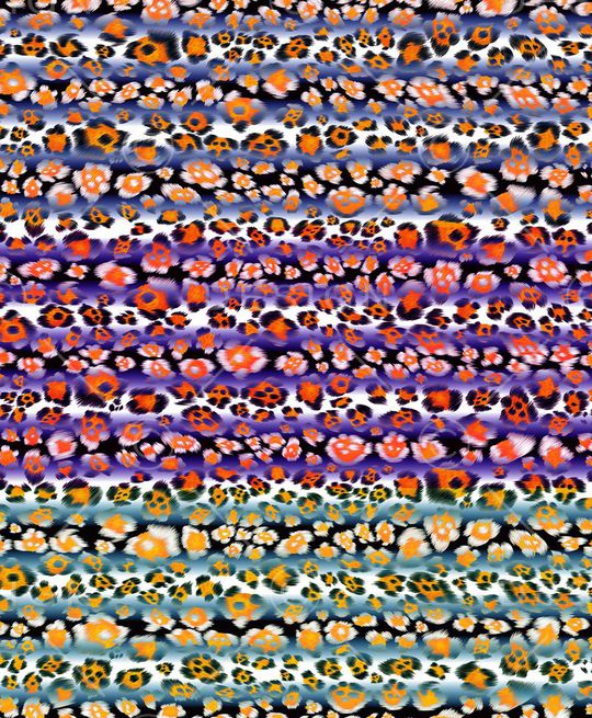 豹纹印花华亿平台图片