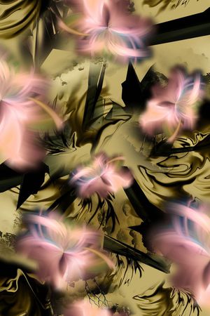 抽象印花华亿平台图片