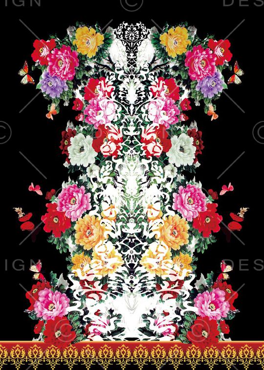 V-中国风/Chinese印花华亿平台图片