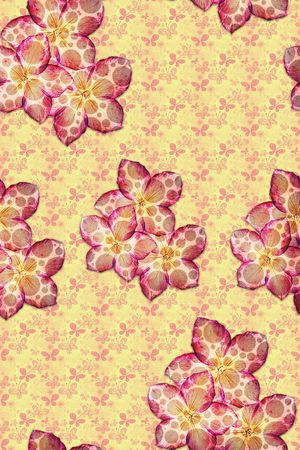 大花  花卉 小碎花印花华亿平台图片