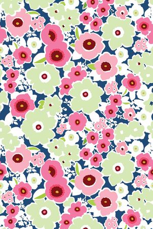 花卉图案印花华亿平台图片