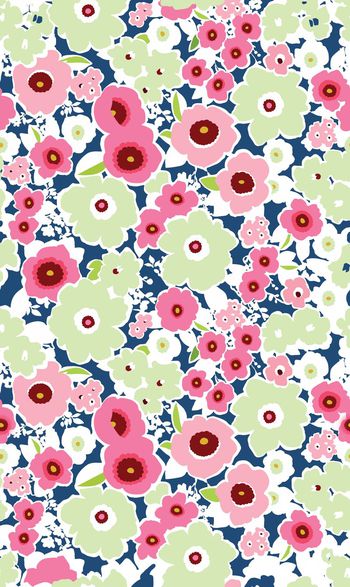 339511-韩风淡雅剪贴风格小碎花