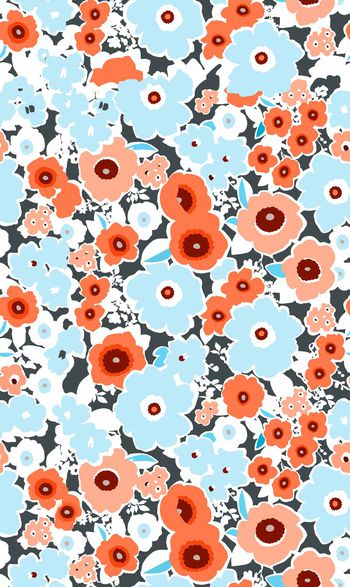 339512-韩风淡雅剪贴风格小碎花-l1