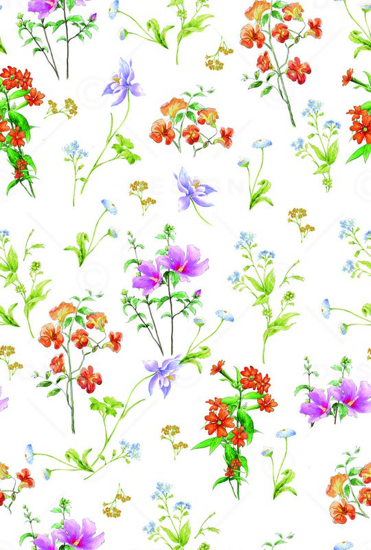 ♥红桃A〖花鸟天堂〗印花华亿平台图片