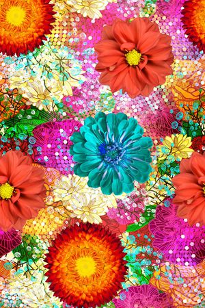 S-艺术花卉/Art印花华亿平台图片