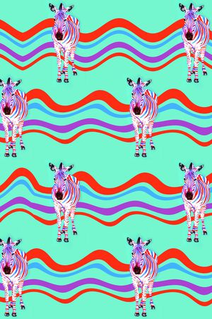 ♥红桃A〖动物世界〗印花华亿平台图片