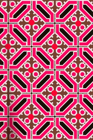 几何印花华亿平台图片