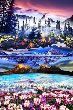 S-艺术花卉/Art印花华亿平台图片