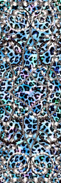 豹纹印花华亿平台图片