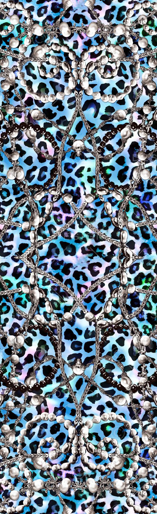 豹纹印花华亿平台图片