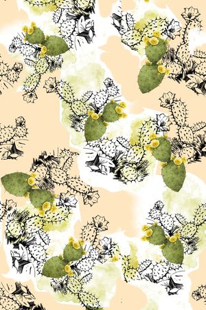 花卉植物印花华亿平台图片