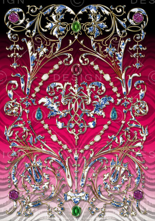 W-珠宝配饰/Jewellery印花华亿平台图片