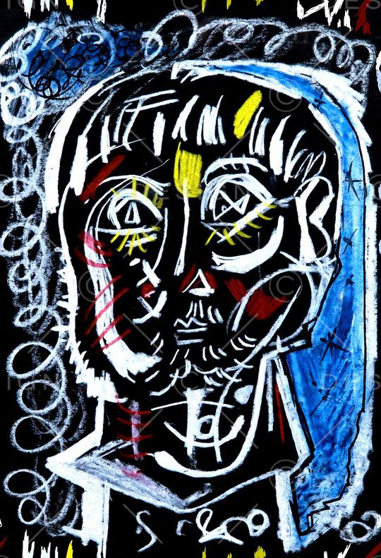 ♥红桃A〖艺术涂鸦〗印花华亿平台图片