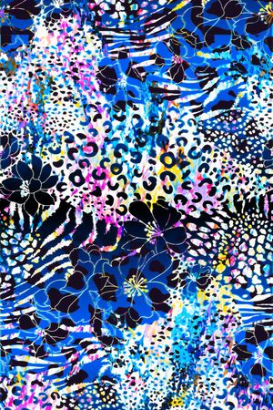 动物纹印花华亿平台图片