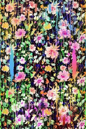 小碎花印花华亿平台图片