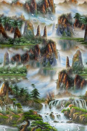 建筑/地表景观印花华亿平台图片