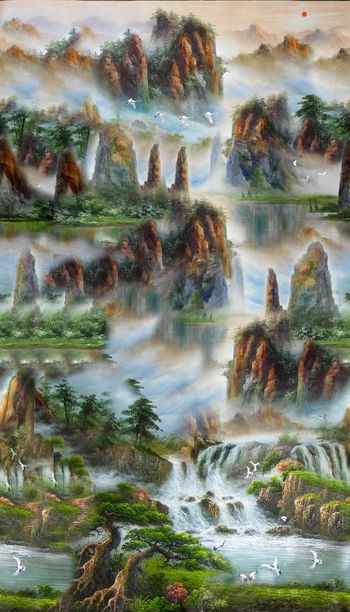 建筑/地表景观印花华亿平台图片