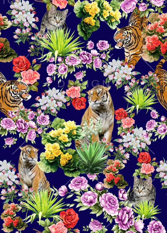 动物印花华亿平台图片