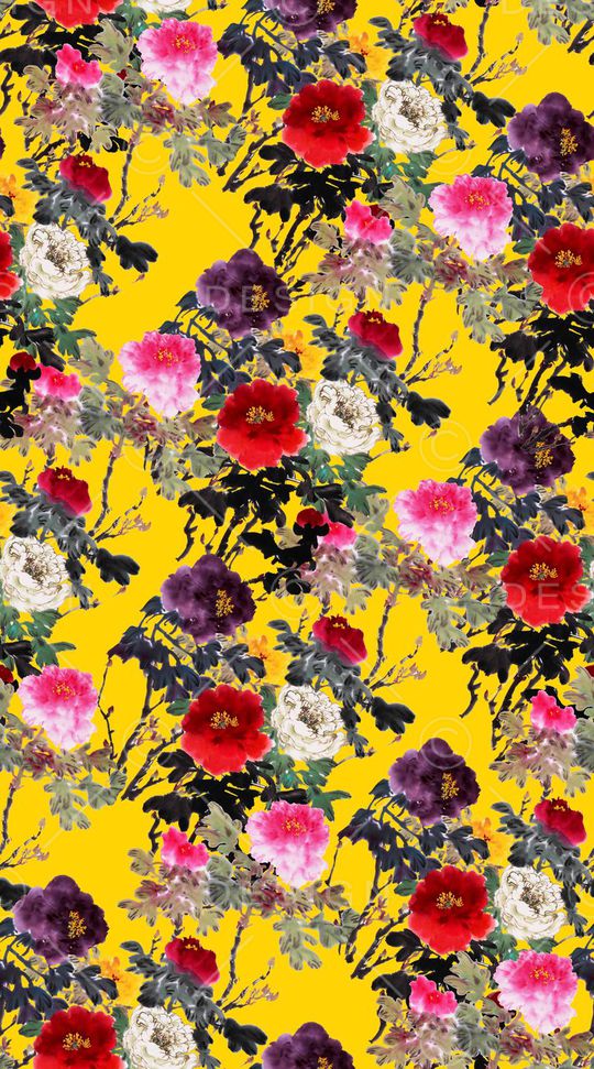 中国风印花华亿平台图片