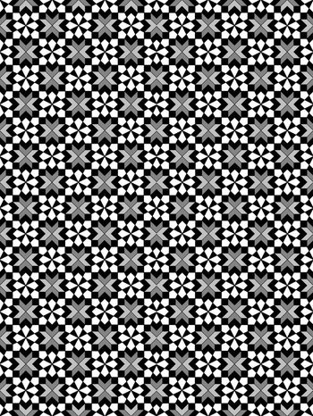 340970-黑白灰几何男装