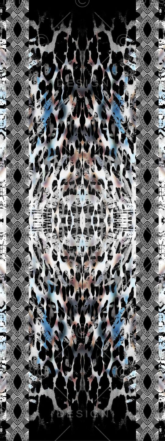 豹纹印花华亿平台图片