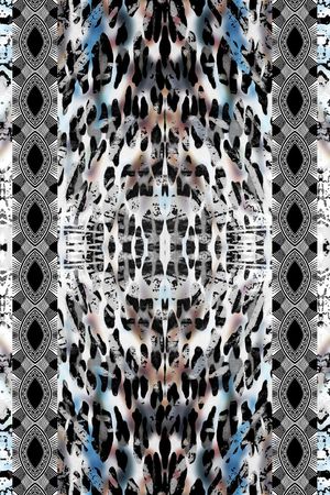 豹纹印花华亿平台图片