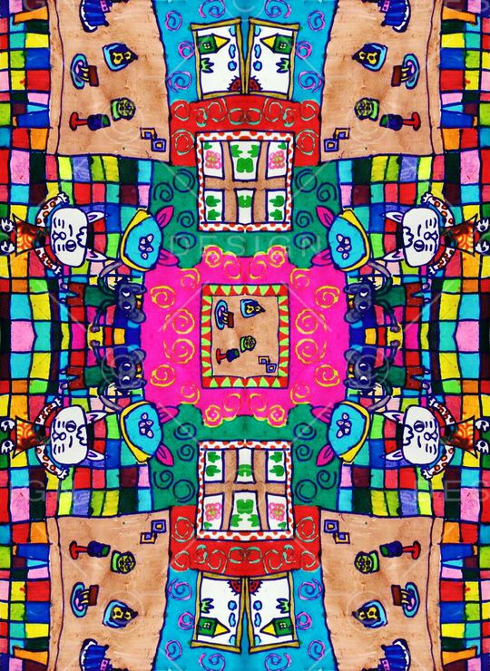 欧美创意、肌理、几何类印花华亿平台图片