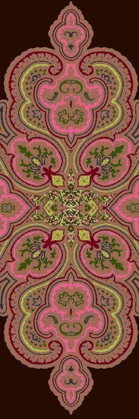 围巾图案印花华亿平台图片