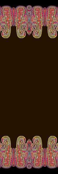 围巾图案印花华亿平台图片