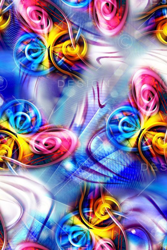 抽象印花华亿平台图片