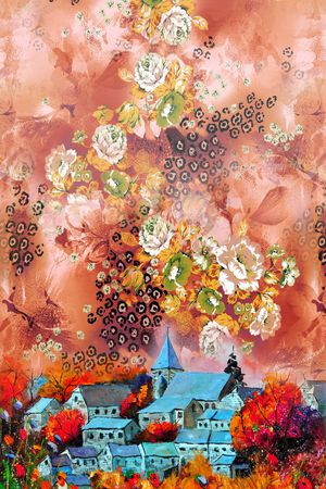 定位花印花华亿平台图片