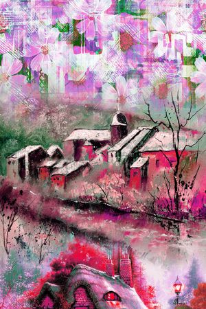 定位花印花华亿平台图片