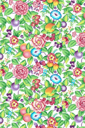 乱花印花华亿平台图片