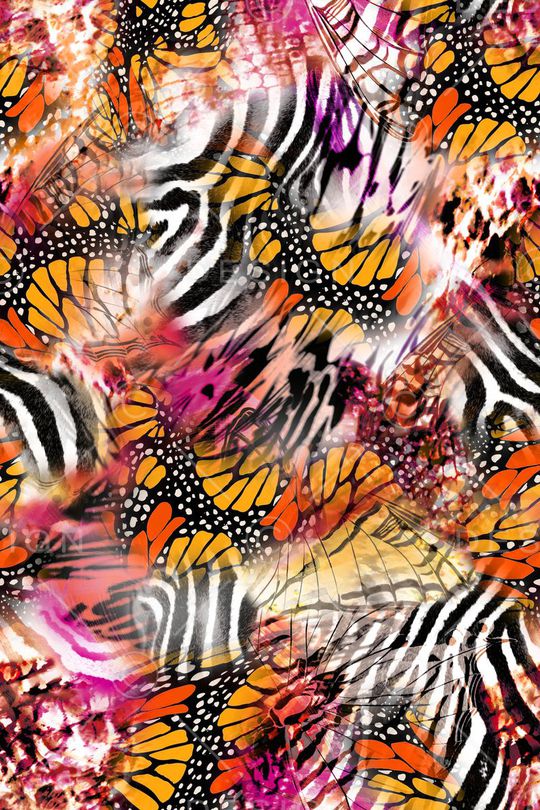 抽象印花华亿平台图片