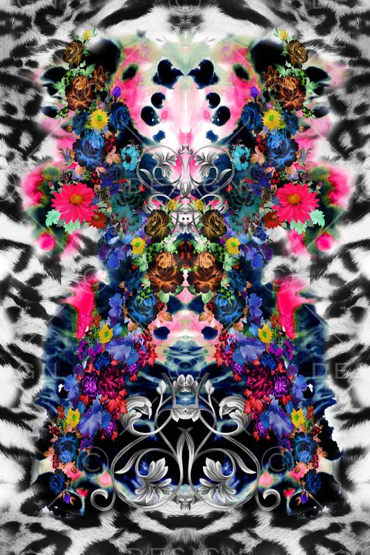 豹纹印花华亿平台图片