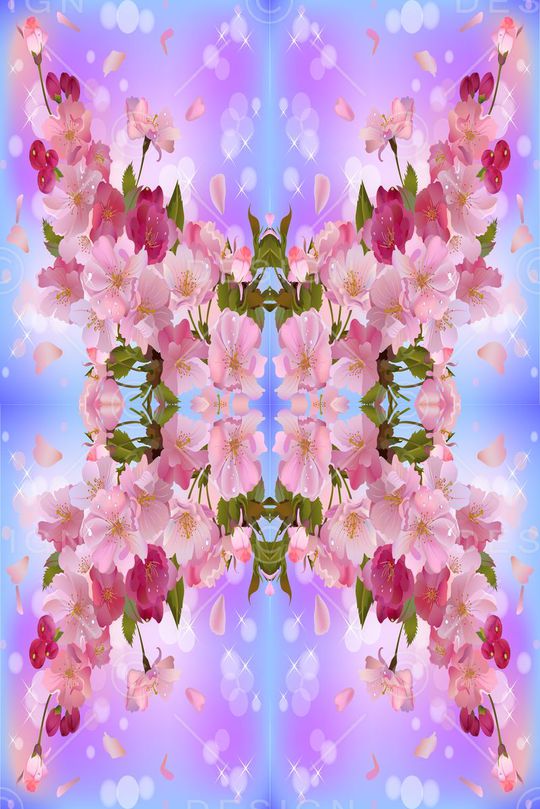 花鸟花卉印花华亿平台图片