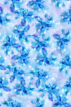 花鸟花卉印花华亿平台图片