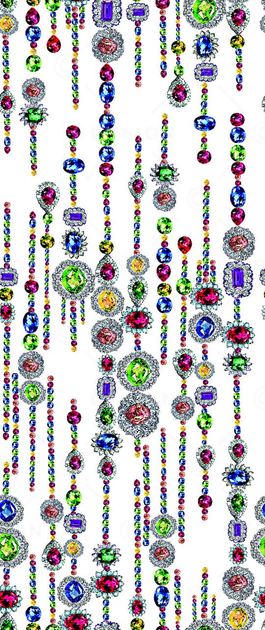 珠宝宝石印花华亿平台图片