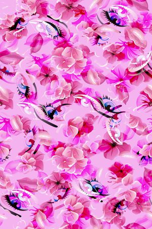 花鸟花卉印花华亿平台图片