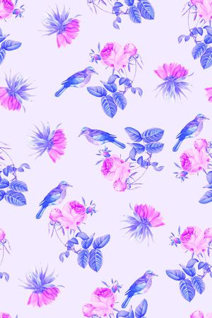 鸟印花华亿平台图片