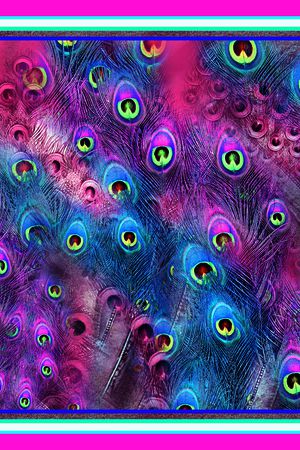 长巾方巾印花华亿平台图片