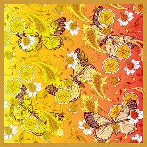 蝴蝶印花华亿平台图片