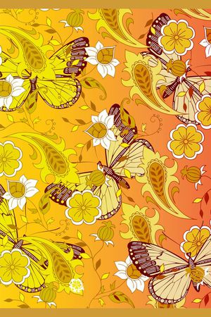 蝴蝶印花华亿平台图片