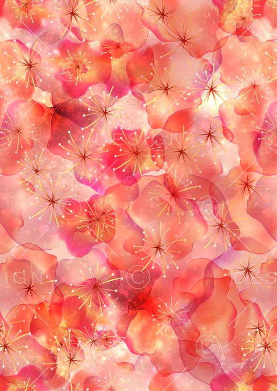 花鸟花卉印花华亿平台图片